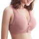 thumbnail image 1 of Sujetador de lactancia para mujer Cierre frontal Sin aros Bralettes suaves acolchados para dormir de TOMSHOO Ropa interior de mujer, 1 of 2