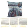 thumbnail image 4 of Orinice Snow Graphic Decorative Cushion Throw Pillow Cover for Home Couch, Living Room, Bed, Sofa Square Winter High-Quality 1PC 18x18in, 4 of 5
