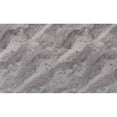 thumbnail image 5 of Faux White Marble Counter Height Dining Set with Wood Storage and Gray Chairs, 5 of 6