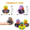 thumbnail image 3 of Juguete de baño The Dreidel Company para Halloween, zombis, patos de goma, 2 pulgadas, 100 unidades, 3 of 8