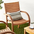 thumbnail image 6 of Pillow Perfect Inc. 386805 Getaway Stripe Black Rectangle Throw Pillow (Set of 2), 6 of 6