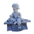thumbnail image 2 of Almencla Statue de Jardin en Résine Petite Sculpture Ornement Commémoratif d'Amitié, 2 of 8