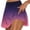 Multicolor, variant on Women's Yoga Skort - Summer High Waist Fake 2 Piece Tennis Skort Stretchy Sweat Running Breathable Casual Shorts