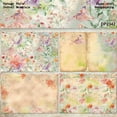 thumbnail image 4 of SunWMart A5 Size Scrapbook Paper, 16 Sheets Single Sided Decorative Vintage Scrapbooking Junk Journaling Supplies for Art Card Making Embellishments DIY Crafts, 4 of 4