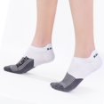 thumbnail image 6 of 5 Pairs Anti-Sweat Unisex Sport Socks Low Cut Ankle Socks Women Men Short Tube Breathable Socks Outdoor Running Basketball Soccer Sports Socks,White, 6 of 12