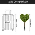 thumbnail image 7 of Heart-Shaped Ground Plug Faux Boxwood Ball Topiary Outdoor Decorative Stake,24 Inch Heart Ground Plug Plants,Suitable For Easter Valentine's Day Porch Outdoor Indoor Decoration(Without flower pots), 7 of 7