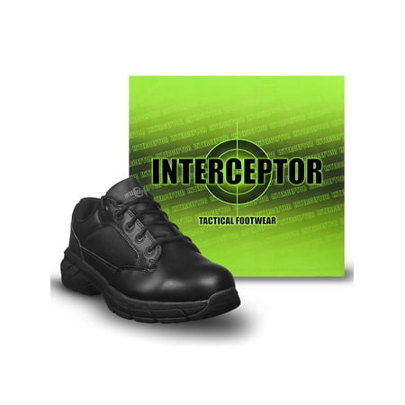 Interceptor Men's Knight Lightweight Utility Boots, Slip Resistant, Black