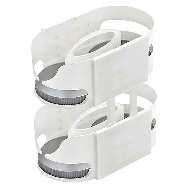 Giratorio de Doble Capa para Gabinete, Organizador Giratorio para Cocina, Gabinete, Mesa de Comedor, Encimera y Tocador.