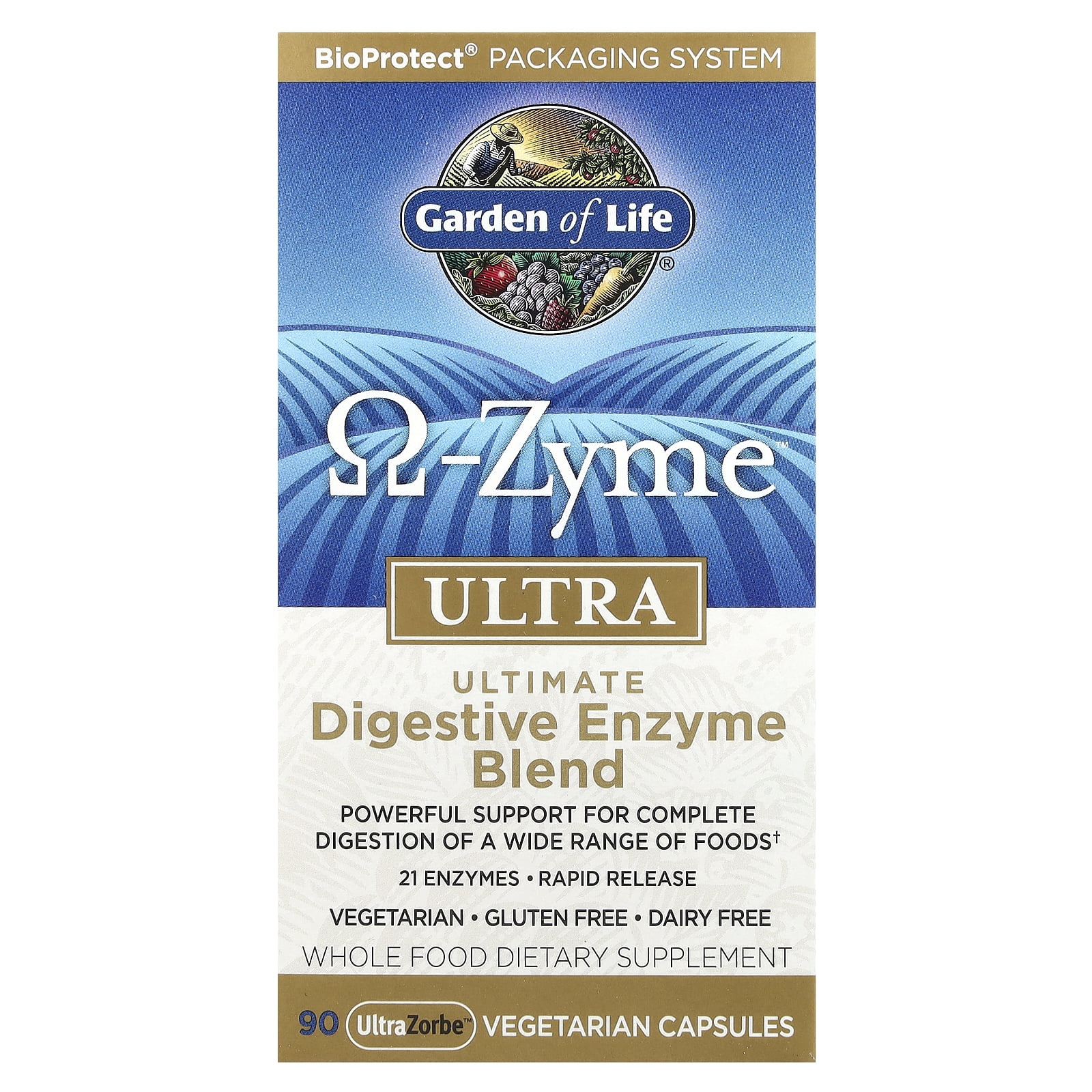 Garden of Life Omegazyme Ultra 90 Veg Caps