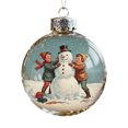 thumbnail image 6 of 1pc Clear Plastic Christmas Story Ball Ornament, Old Fashioned Scene Pendant for Tree Hanging Decor, Holiday Decor 3in, 6 of 7