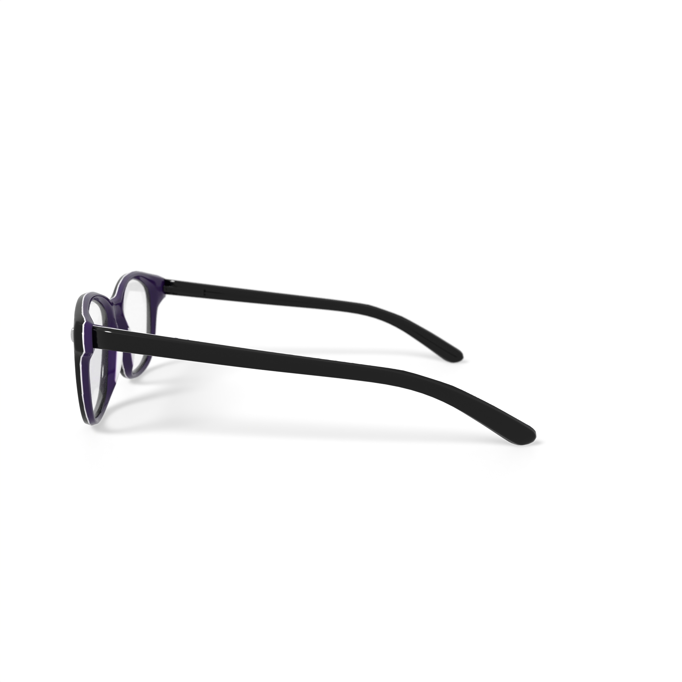 Walmart Women's FM13041-1 Square Prescription Eyeglasses with Case, Brown/Purple