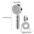 thumbnail image 3 of Shower Head Wireless Speaker tooth Speaker Light up Shower Head Handheld Shower Head High Pressure 5 Spray Shower Head Hand Held Shower Spray Shower Head High Pressure with Lights Shower Head, 3 of 9