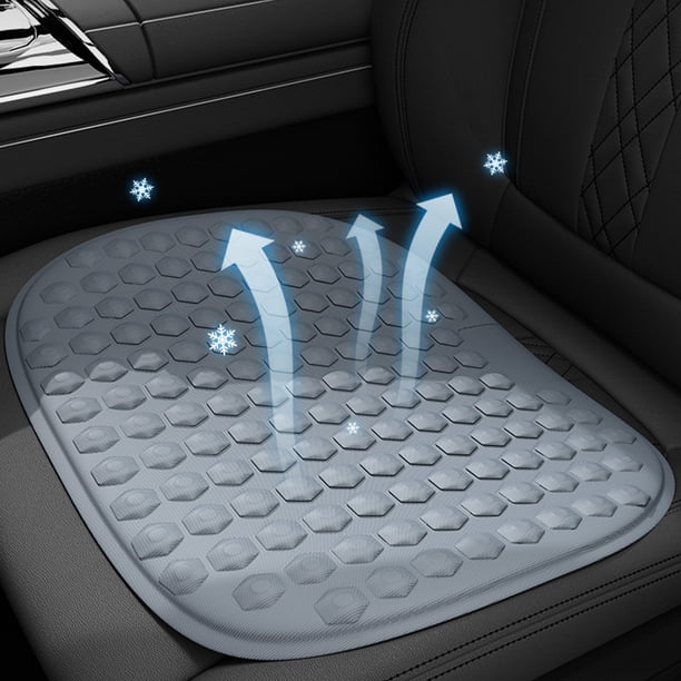 ¡Compra y Aprovecha las Mejores Ofertas!, Cojín de asiento de coche de gel celular, cojín de asiento de coche transpirable, cojín de pedos de verano, cojín fresco de seda helada Akmoler