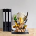 thumbnail image 1 of Estatua de águila retro, escultura de águila de simulación, artesanías de resina de estante, adornos de mesa de estantería, recuerdos de decoración 12cmx8cmx15cm, 1 of 9