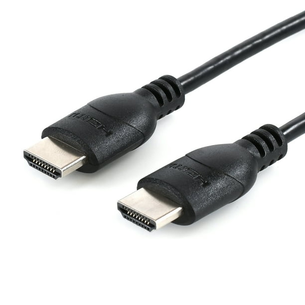 Onn High Speed Hdmi Cable With Ethernet 10 2gbps Transfer Rate 1080p Resolution 6 Feet Black