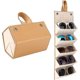 thumbnail image 1 of Estuche para gafas con compartimentos, estuche de transporte para guardar gafas de sol, estuche de almacenamiento plegable, organizador de gafas portátil para hombres, mujeres, amarillo Hy, 1 of 5