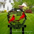 thumbnail image 3 of Handmadetneonsign Cardinals Memorial Metal With Stake, Cardinals Metal Stake, Birds Metal Yard Stake 65223, 3 of 5