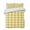PaleGoldenRod, variant on Quilts Twin Size, Yellow Gradient Soft Comforter Bedding Set for Bed, Farm Plaid Buffalo Checkered Gingham Lightweight Quilted Bedspread with Pillow Cover(2 Pieces) for All Season, 68x86 Inch
