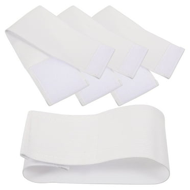4 Pcs White Armband Football Mourning Multi-purpose Team Sports DIY Blank Portable Basketball Child