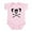 Petal Pink, variant on CafePress - Girl Skull With Pink Bow Infant Bodysuit - Baby Light Bodysuit, Size Newborn - 24 Months