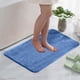 thumbnail image 5 of Alfombra de piso 19x31in | Goma Absorbente Antideslizante en la Parte Trasera | Microfibra de poliéster ultra suave | Lavable a máquina | Baño, Cocina, Dormitorio | Secado rápido | Gris Marrón Azul, 5 of 8