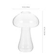 thumbnail image 2 of Sipeihong Hydroponics Glass Vase Planter: Mushroom-shaped Terrarium, 2 of 7