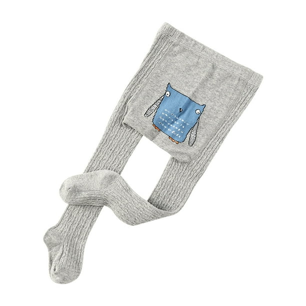 Leggings para niños Odeerbi de dibujos Animados gris 0-1 Años