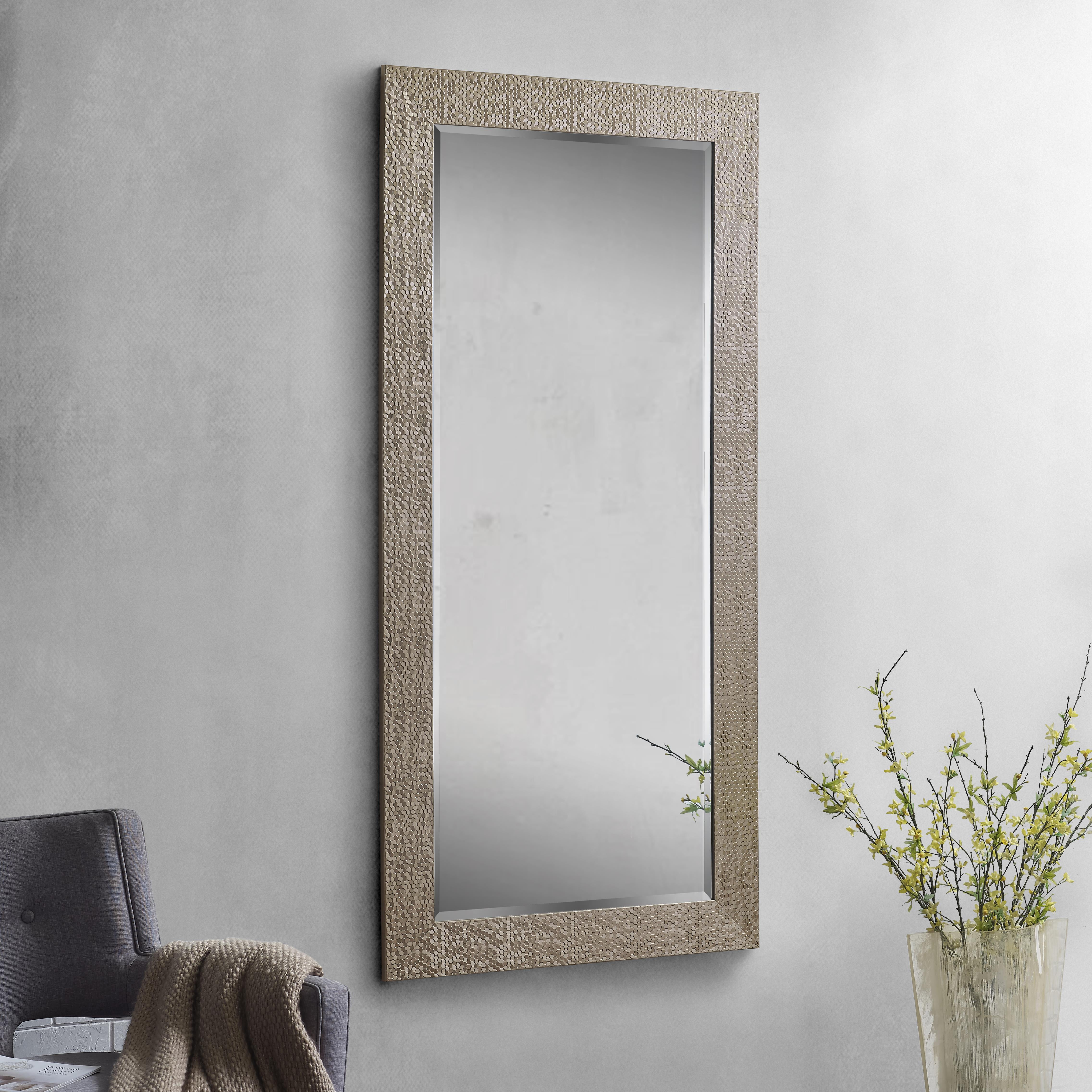 Naomi Home Mosaic Style Mirror Champagne/65.5 x 31.5 Home Décor Home