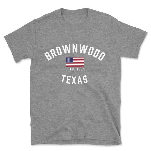 Brownwood Texas Patriot Men's Cotton T-Shirt