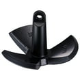 thumbnail image 3 of KFFKFF 30 lb Boat River Anchor Cast Iron Black Vinyl Coated Mushroom Anchor, 3 of 9