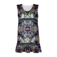 thumbnail image 5 of EQWLJWE Débardeurs Sans Manches pour Femmes, Mode Été, Col en V, Imprimé, Blouse Décontractée, 5 of 5