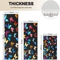 thumbnail image 4 of Black Blue Yellow Butterfly Pattern Kitchen Rugs Sets Of 3,Kitchen Runner Rugs Non Skid Washable,Decorative Kitchen Floor Mats for Kitchen,Sink,Laundry,17"x30"+ 17"x47" + 17"x59", 4 of 6