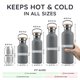 thumbnail image 4 of Termo Bambaw Gris Aislado de Acero Inoxidable 750 ml, 4 of 7