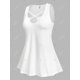 thumbnail image 2 of Tank Top de Talla Extra con Tiras Cruzadas Escotadas Rosegal Camisetas sin mangas de talla grande, 2 of 5