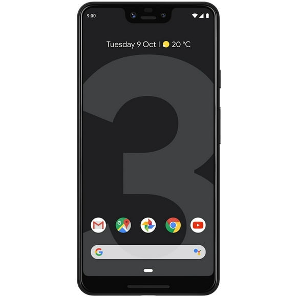 Google Pixel 3 XL 128GB Unlocked GSM & CDMA 4G LTE Android Phone w/ 12.2MP Rear & Dual 8MP Front Camera - Just Black