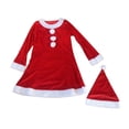 thumbnail image 3 of Vestido de Disfraz de Papá Noel para Mujer Salvador Vacaciones, 3 of 10