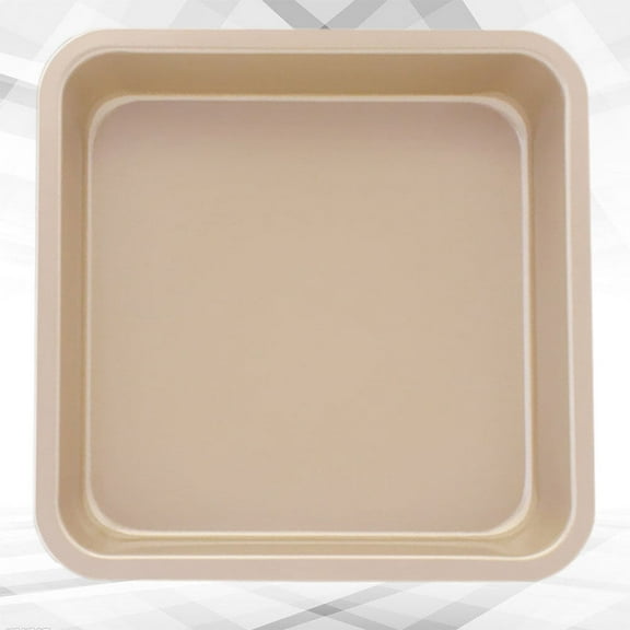 OFFIGAM 1Pc Golden Carbon Steel Baking Pan Non Stick re Cake Mold for Kitchen Use