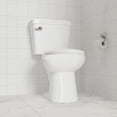 thumbnail image 4 of Qinaqin 19 inch Blanco Elongated Toilet Seat con Quiet Slow Close de Profundidadsign Bumpers that Never Loosen y are Easily Removed Simple Installation, 4 of 6