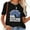 Black, variant on Womens Tomorrow Needs You 988 Suicide Prevention Awareness Rainbow T-Shirt Black