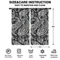 thumbnail image 2 of Blackout Kids Curtains,Paisley Pattern Childrens Insulated Curtains Set Of 2,Bedroom Essentials,Toddler Room Decor 42"x84"(106x213cm), 2 of 3