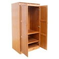 thumbnail image 4 of Concepts in Wood Armoire Wardrobe Closet - 6 ft Tall - Oak, 4 of 11