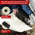 thumbnail image 7 of Redford Supply Customizable Backflow Preventer Insulation Outdoor Pipe Cover for Winter Freeze Protection | Well Cover, Irrigation Waterproof Pouch, Sprinkler Valve Cover (24"W x 24"H, Beige), 7 of 7