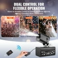 thumbnail image 4 of VEVOR Snow Machine 2000W Wireless Remote Swing Snow Making Machine for Holiday, 4 of 9