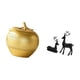 thumbnail image 5 of Conjunto Moderno De Figuras De Resina Y Ciervo, Escultura Artística De Frutas Y Animales Para Mesa, Estantería, Comedor, Dormitorio, Oficina, Sala De Estar, Estudio, Balcón., 5 of 8