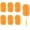 6 Pack (Orange), variant on Duster Pads Compatible with Hand Duster, 360 Duster Refill, Dusters Heavy Duty Refills, Microfiber Dusters Refills for Cleaning, Office, Ceiling Fan, 2 Pack (Handle is Not Included)