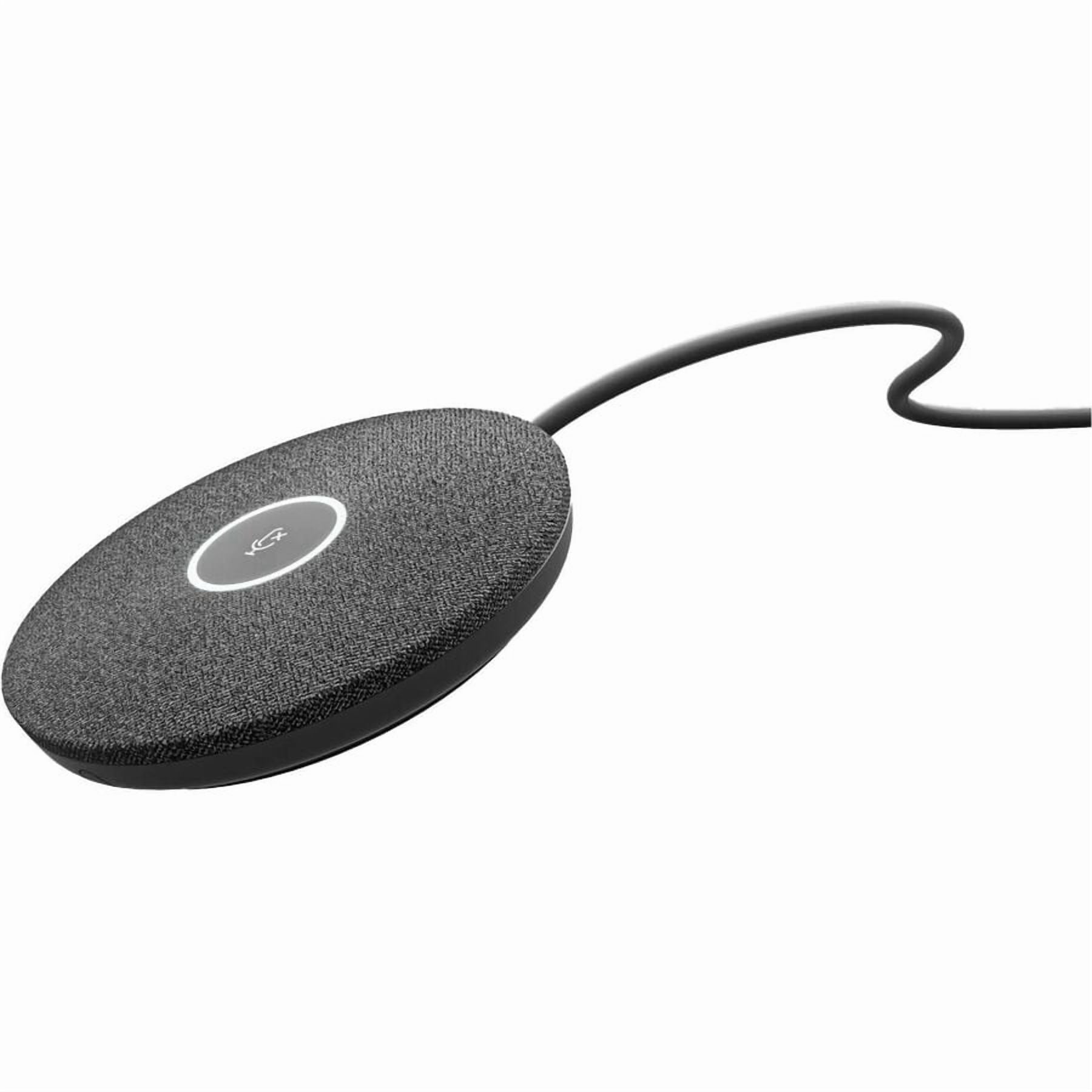 Logitech Rally Mic Pod for Rally, Rally Bar, and Rally Bar Mini, Graphite - 9.68 ft - 90 Hz to 16 kHz -27 dB - Omni-directional - 12-pin
