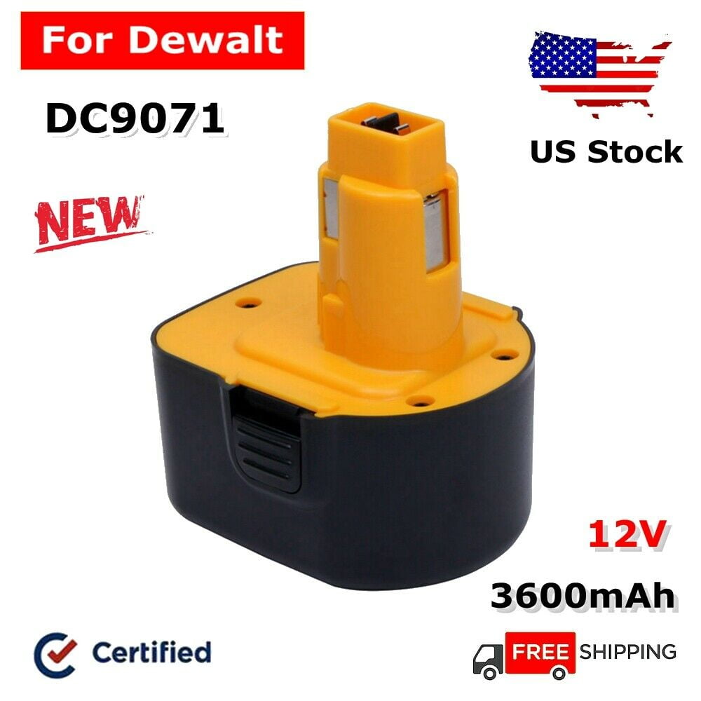 2X For DEWALT DC9071 XRP 12-Volt 3.0AH Ni-MH Battery Pack DW9071 DW9072 DE9074 
