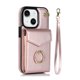 thumbnail image 1 of Desiderio Funda para teléfono Funda de piel tipo cartera compatible con tarjetero, dorado, 1 of 5
