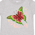 thumbnail image 4 of Inktastic Watermelon Butterfly Boys or Girls Toddler T-Shirt, 4 of 5