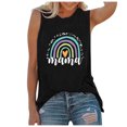 thumbnail image 2 of AOOCHASLIY Mother's Day Women Casual Vest Womens Sleeveless Tank Tops Printing Sleeveless Loose Vest Tops Best Gift for Lover, 2 of 5